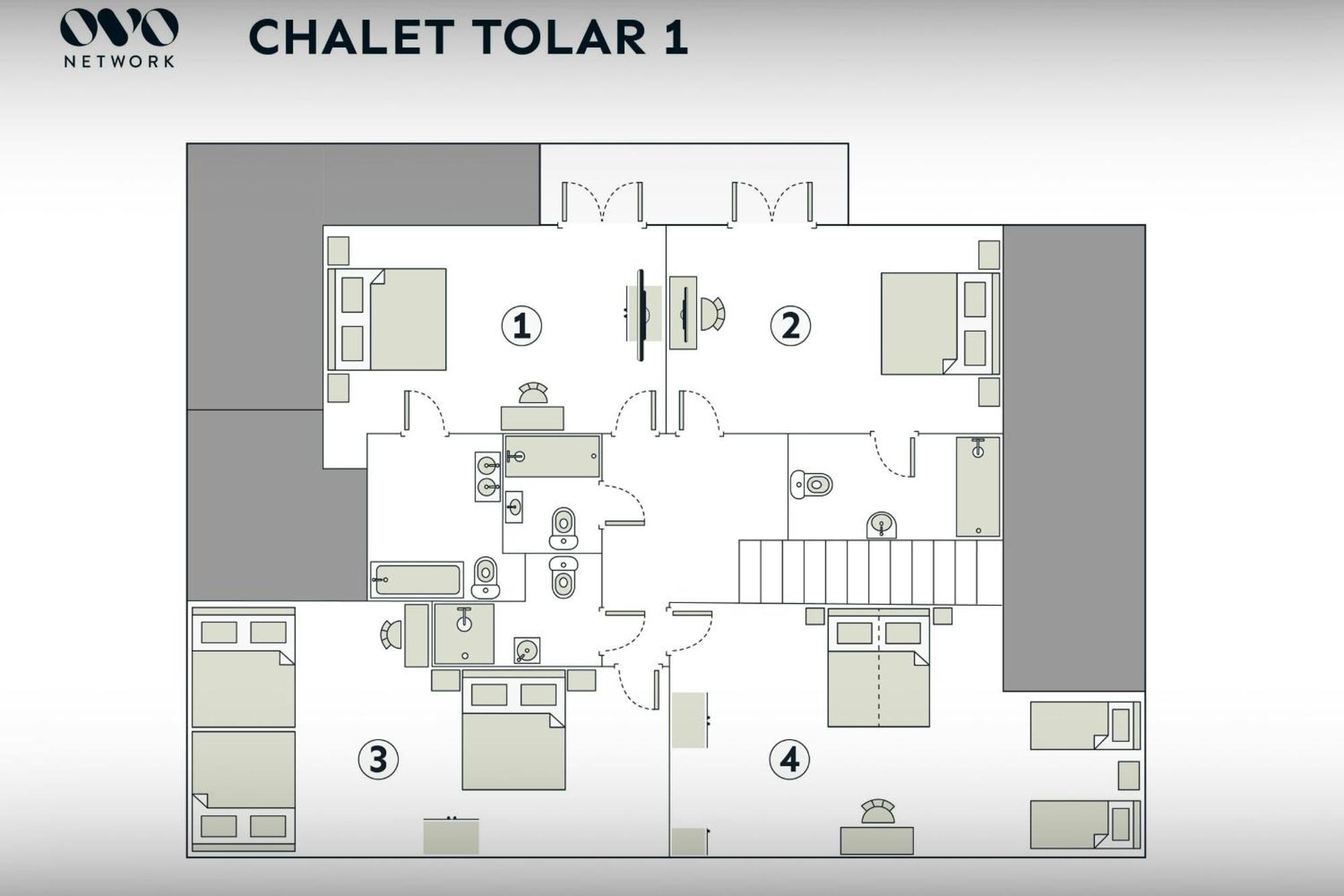 르그랑보르낭 Chalet Tolar - Ovo Network 빌라 외부 사진